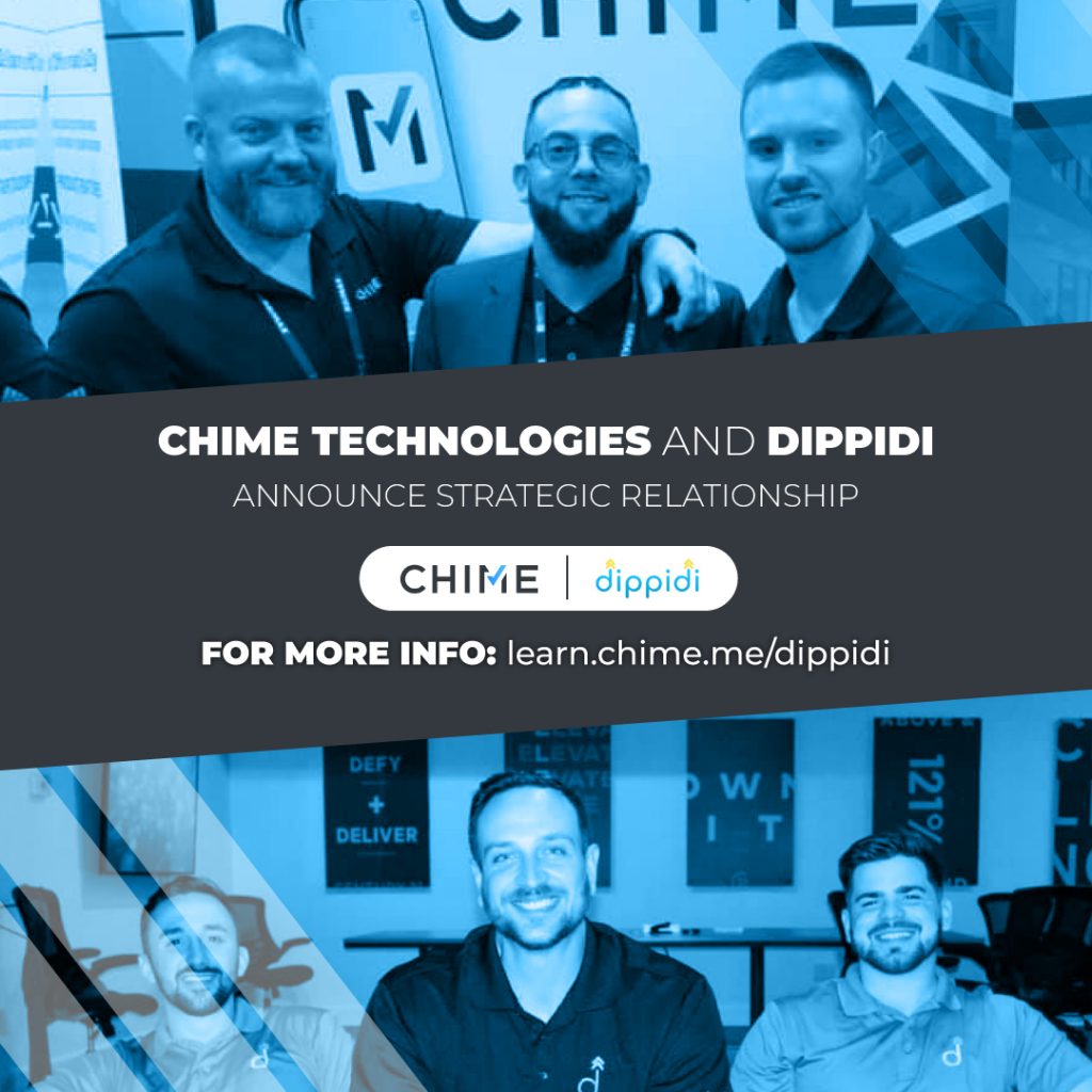 Chime and Dippidi Partner to Help You Attract and Convert Leads