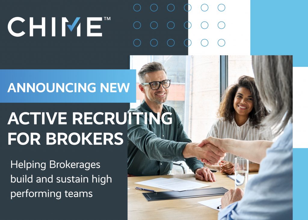 Chime Unveils Active Recruiting to Help Large Brokerages Build and Sustain High Performing Teams