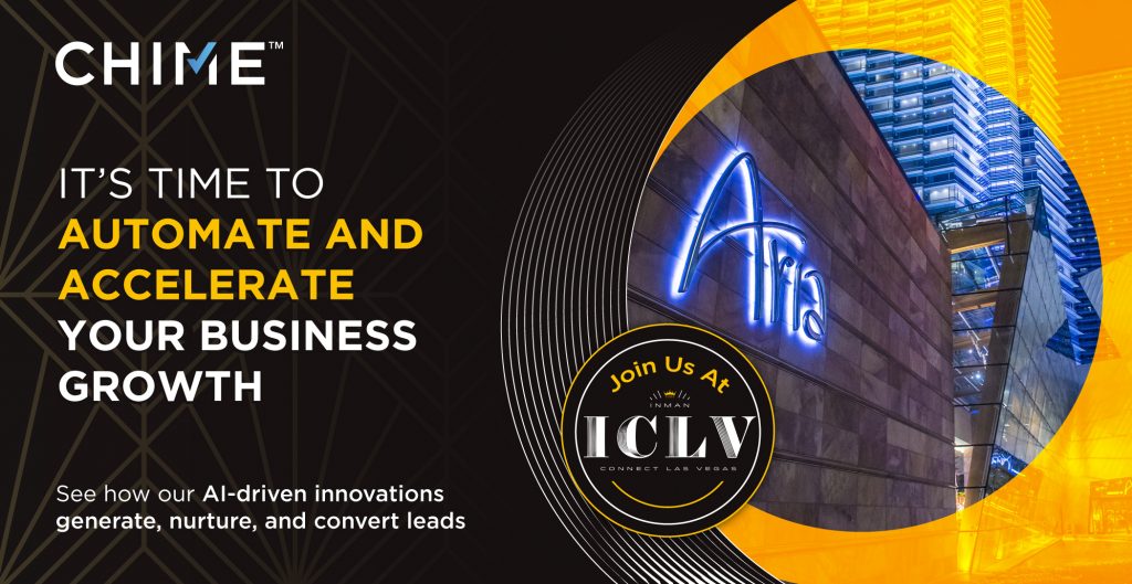 Chime to Showcase Award-Winning Real Estate Platform at Inman Connect 2021