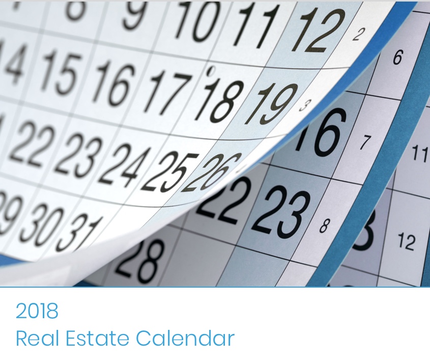 2018 Real Estate Calendar