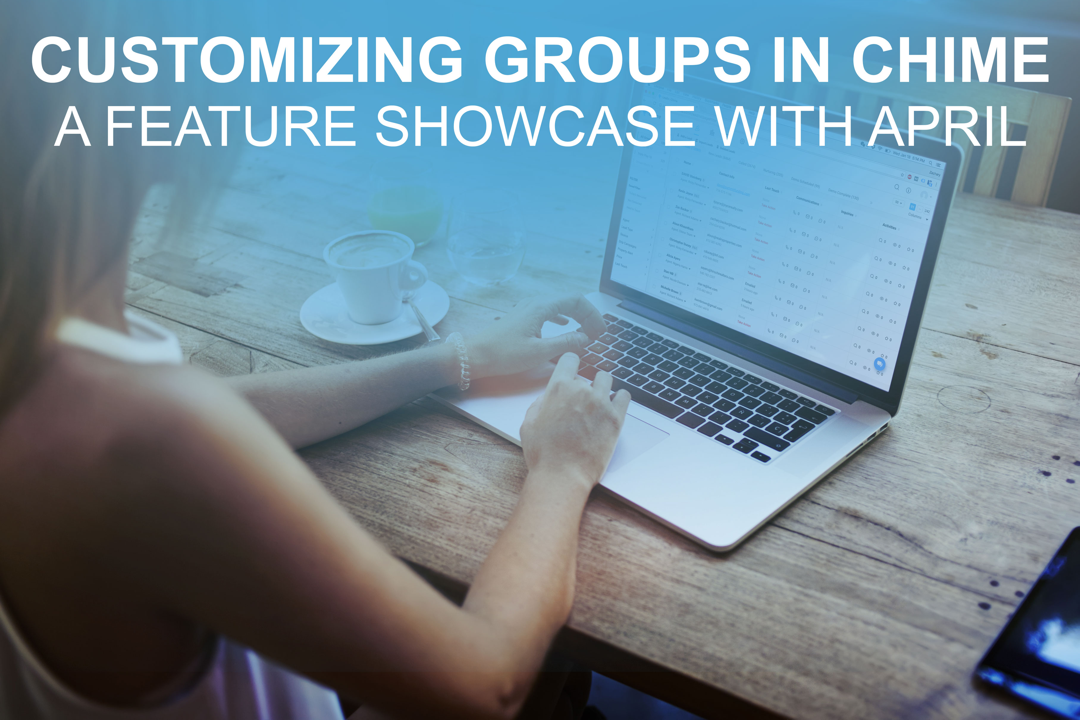 Customizing Groups in Chime with April
