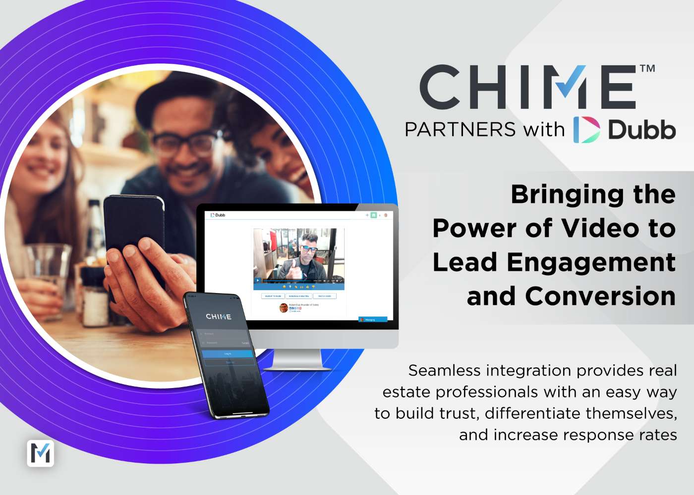Chime Partners with Dubb to Bring Power of Video to Lead Engagement and Conversion